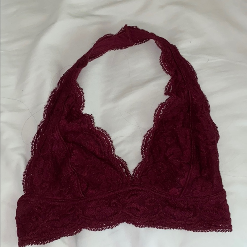 Maroon UO Bralette